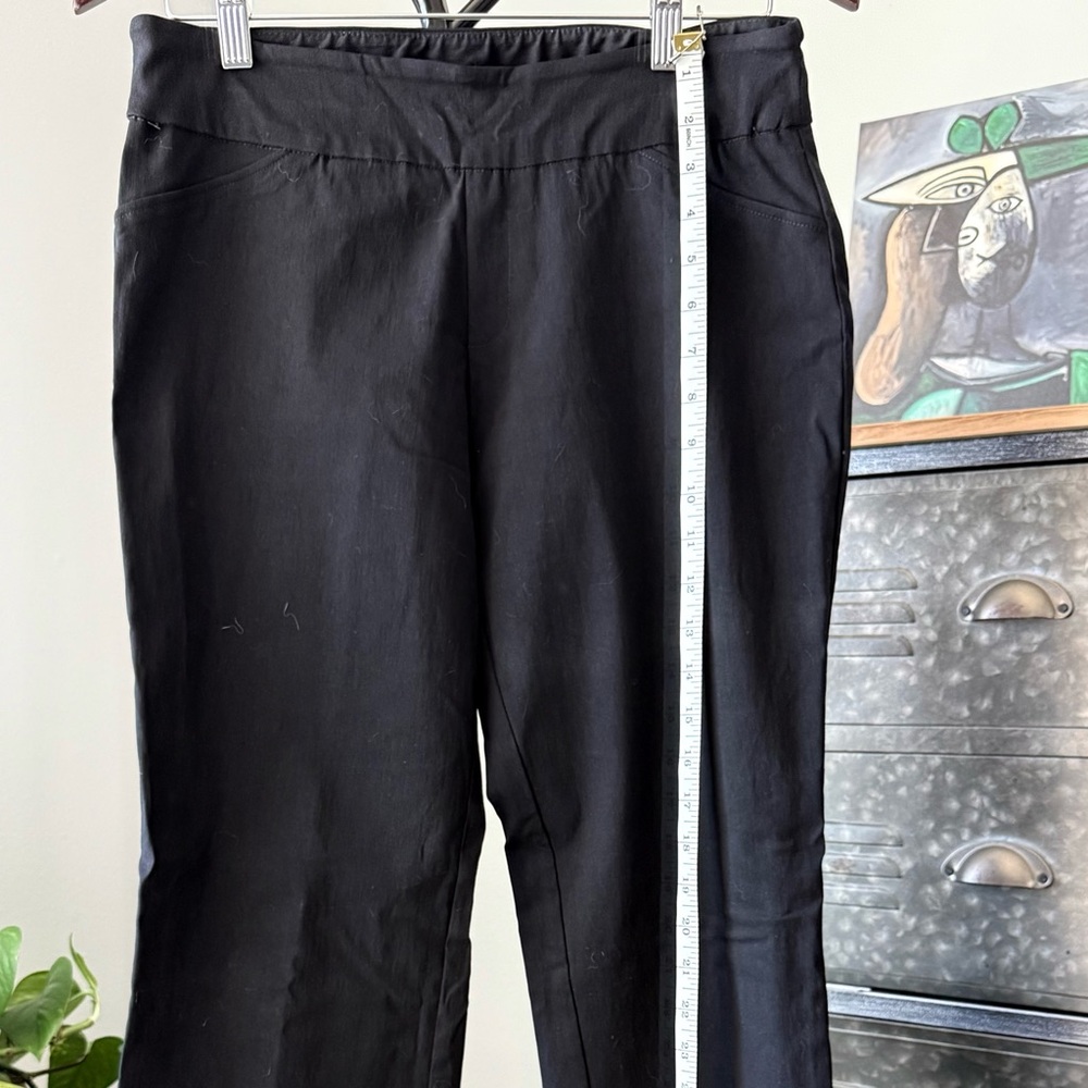 AGB Black Pull-On Career Trousers | Stretch Work Wear| Size M | Dress Slacks
